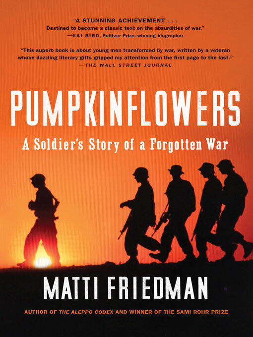 Title details for Pumpkinflowers by Matti Friedman - Wait list